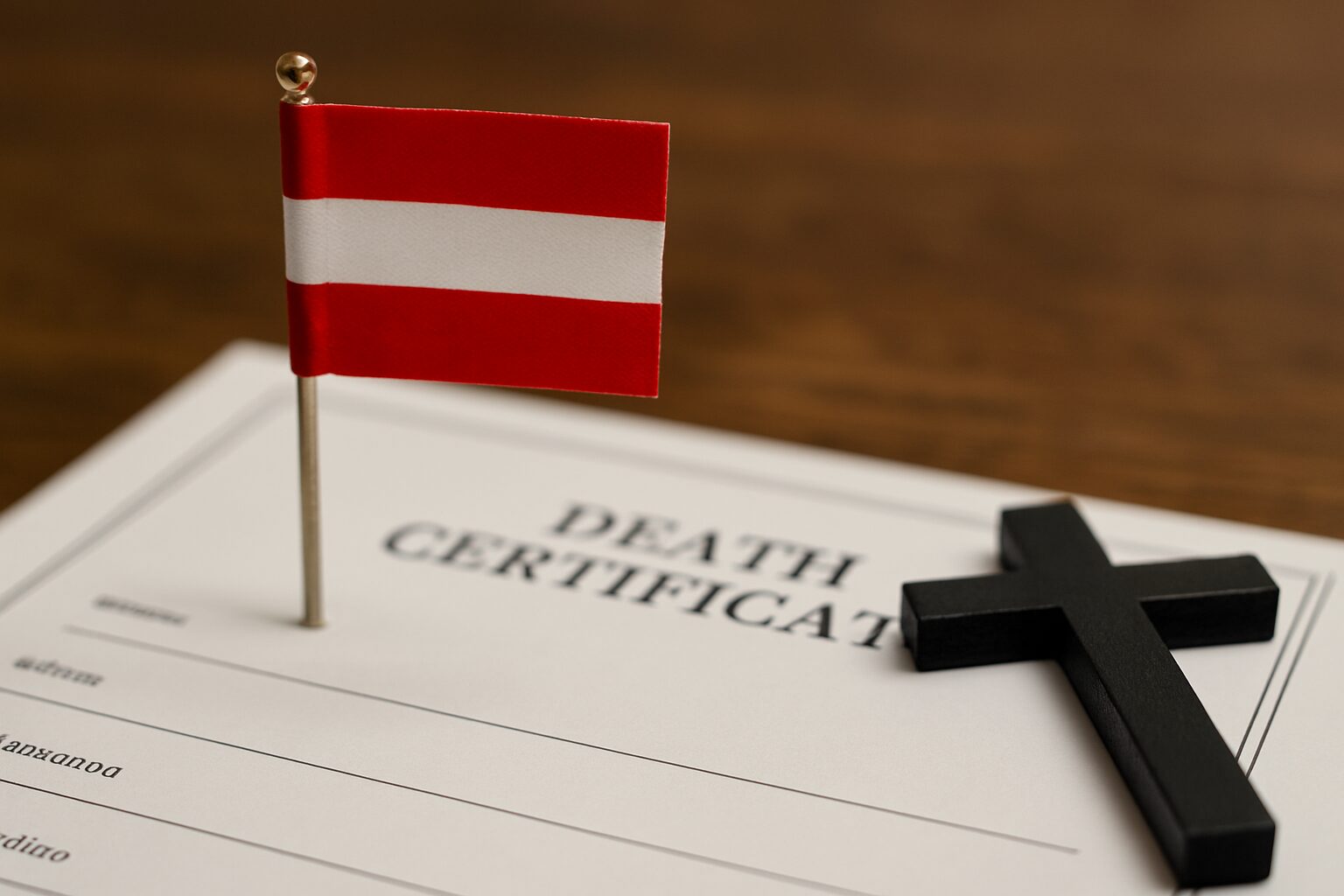 Smrt u Austriji – kompletan vodič za naše ljude (što učiniti korak po korak)