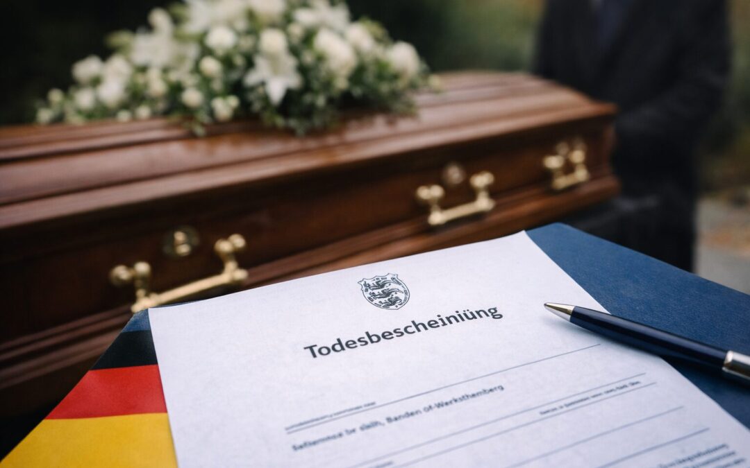 Smrt u Njemačkoj – 7 ključnih koraka za naše ljude (kompletan vodič)