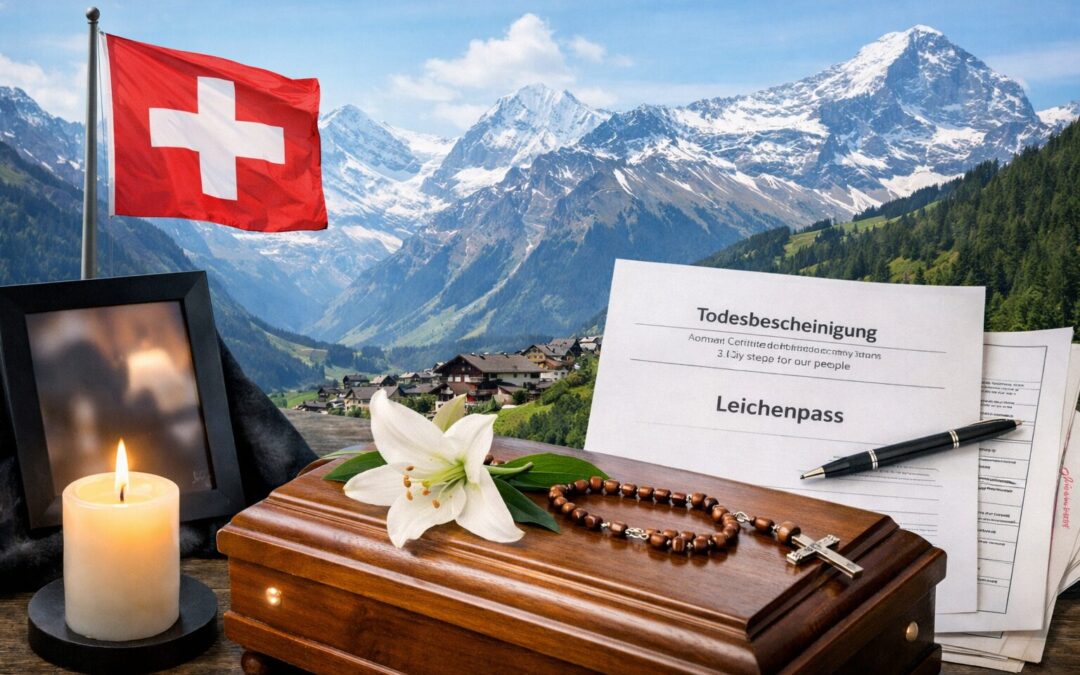 Smrt u Švicarskoj – 7 ključnih koraka za naše ljude (kompletan vodič)