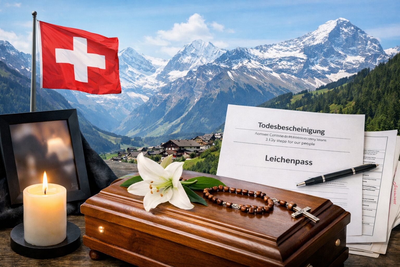 Smrt u Švicarskoj – 7 ključnih koraka za naše ljude (kompletan vodič)