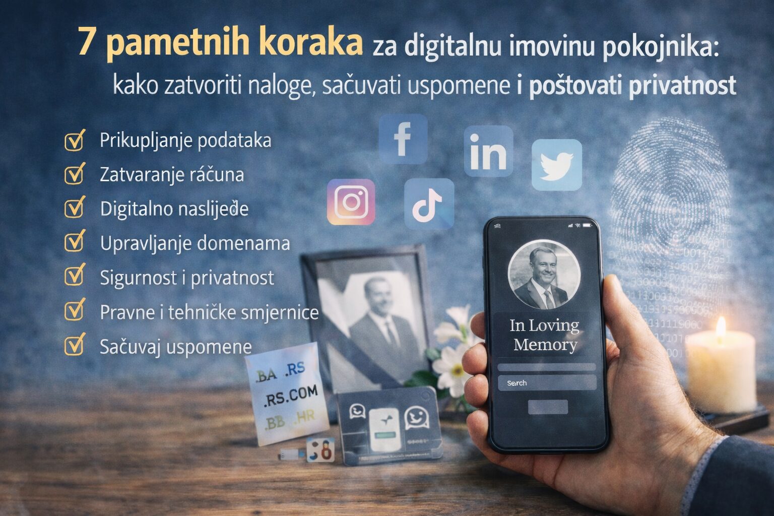 7 pametnih koraka za digitalnu imovinu pokojnika