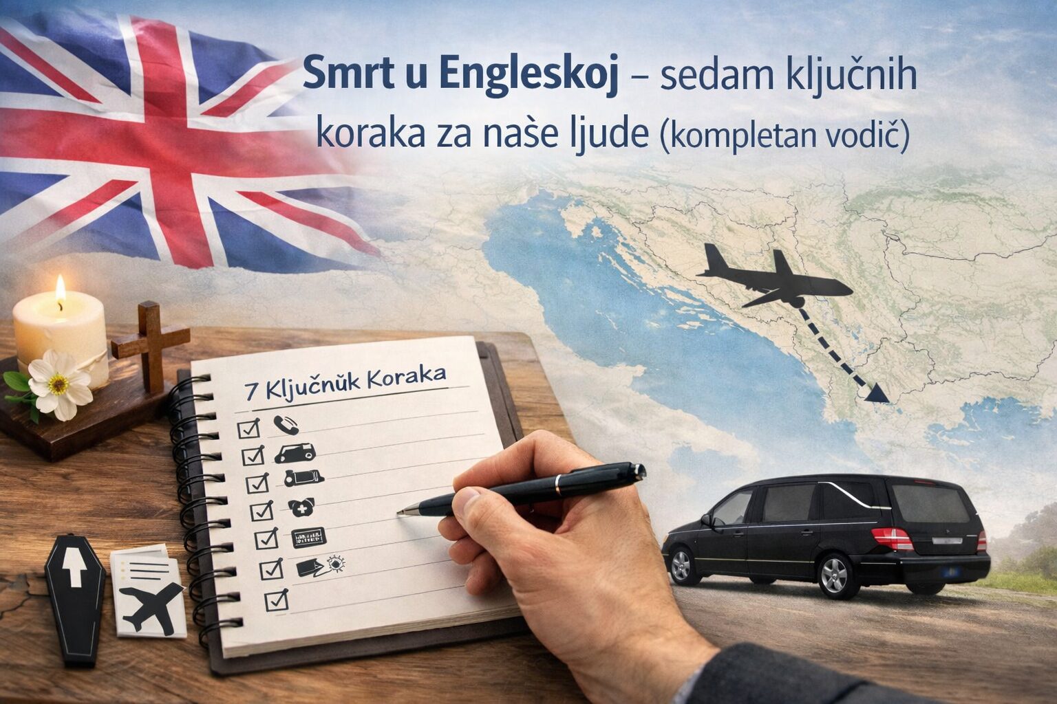 Smrt u Engleskoj – sedam ključnih koraka za naše ljude (kompletan vodič)