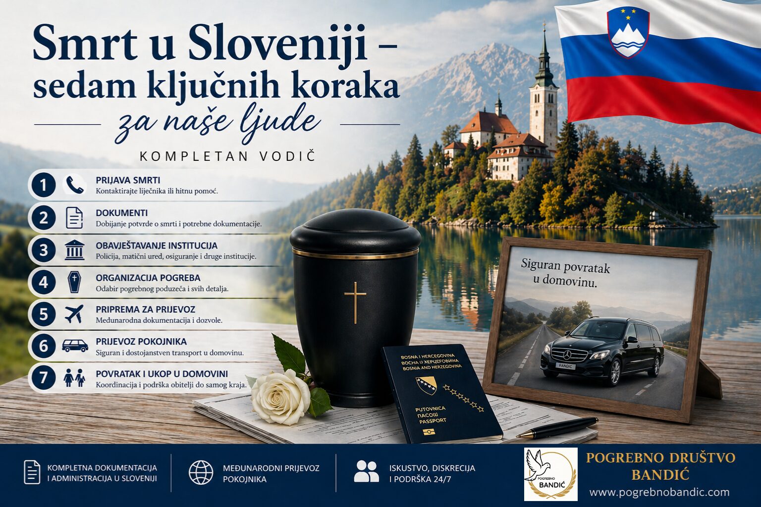 Smrt u Sloveniji – 7 ključnih koraka za naše ljude